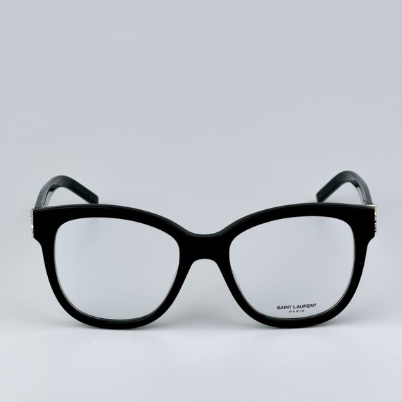 Saint Laurent SLM97 001 BRAND NEW Eyeglasses Black Square Women - Picture 1 of 13